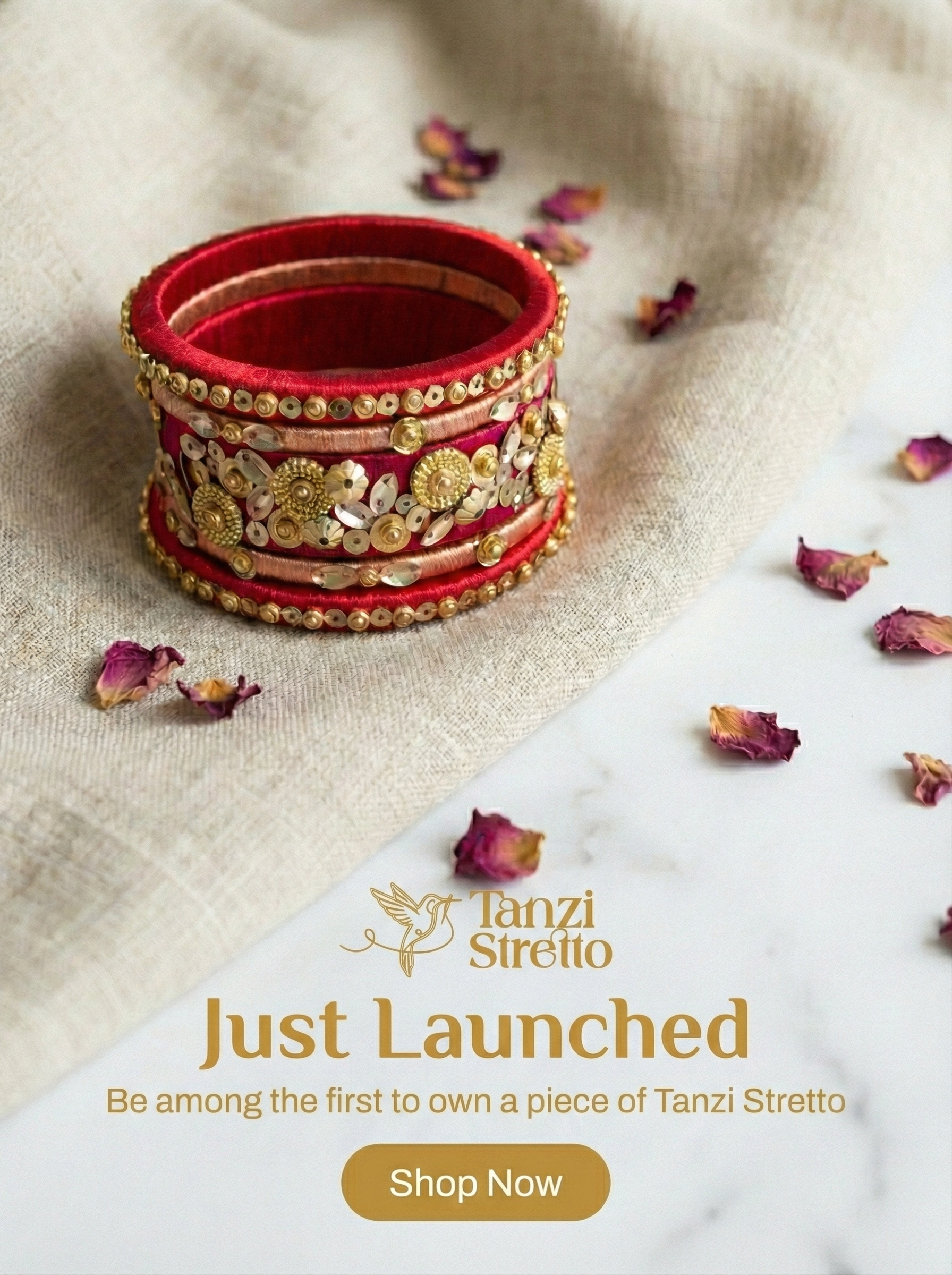 Handcrafted Gold Bangles