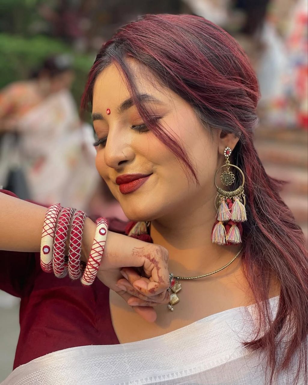 Celebrity wearing our bangles