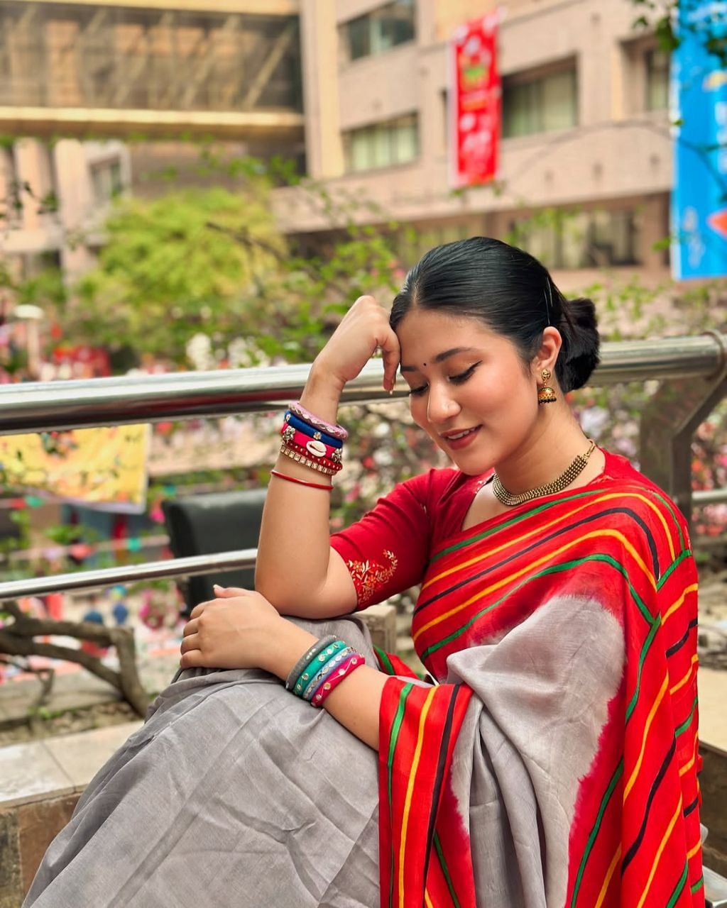 Celebrity wearing our bangles