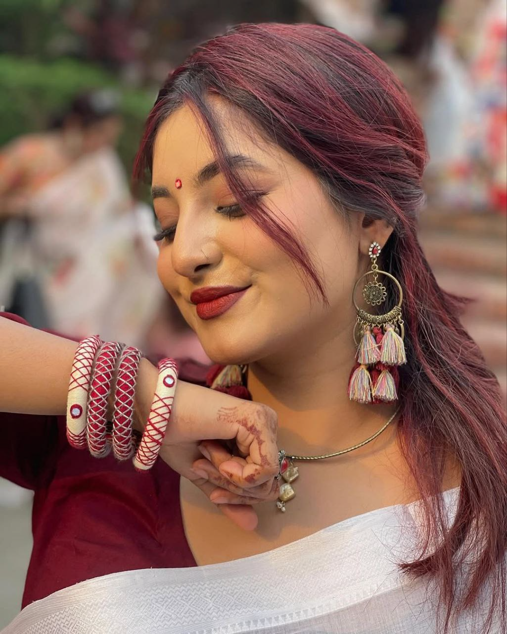 Celebrity wearing our bangles