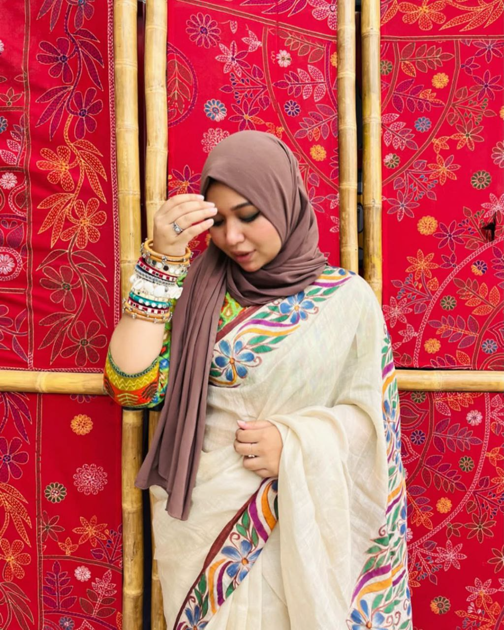 Celebrity wearing our bangles